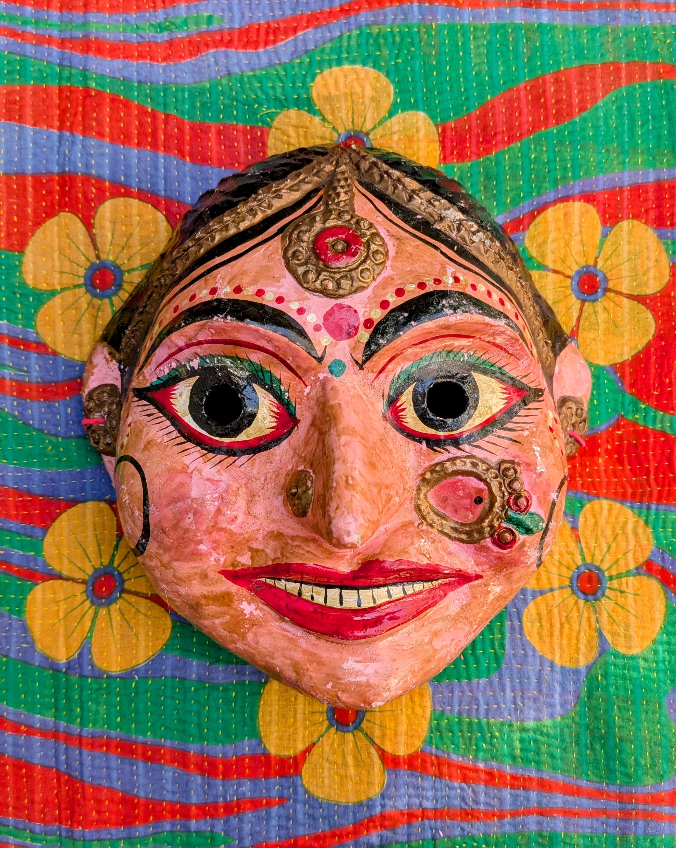 Indian paper mache masks