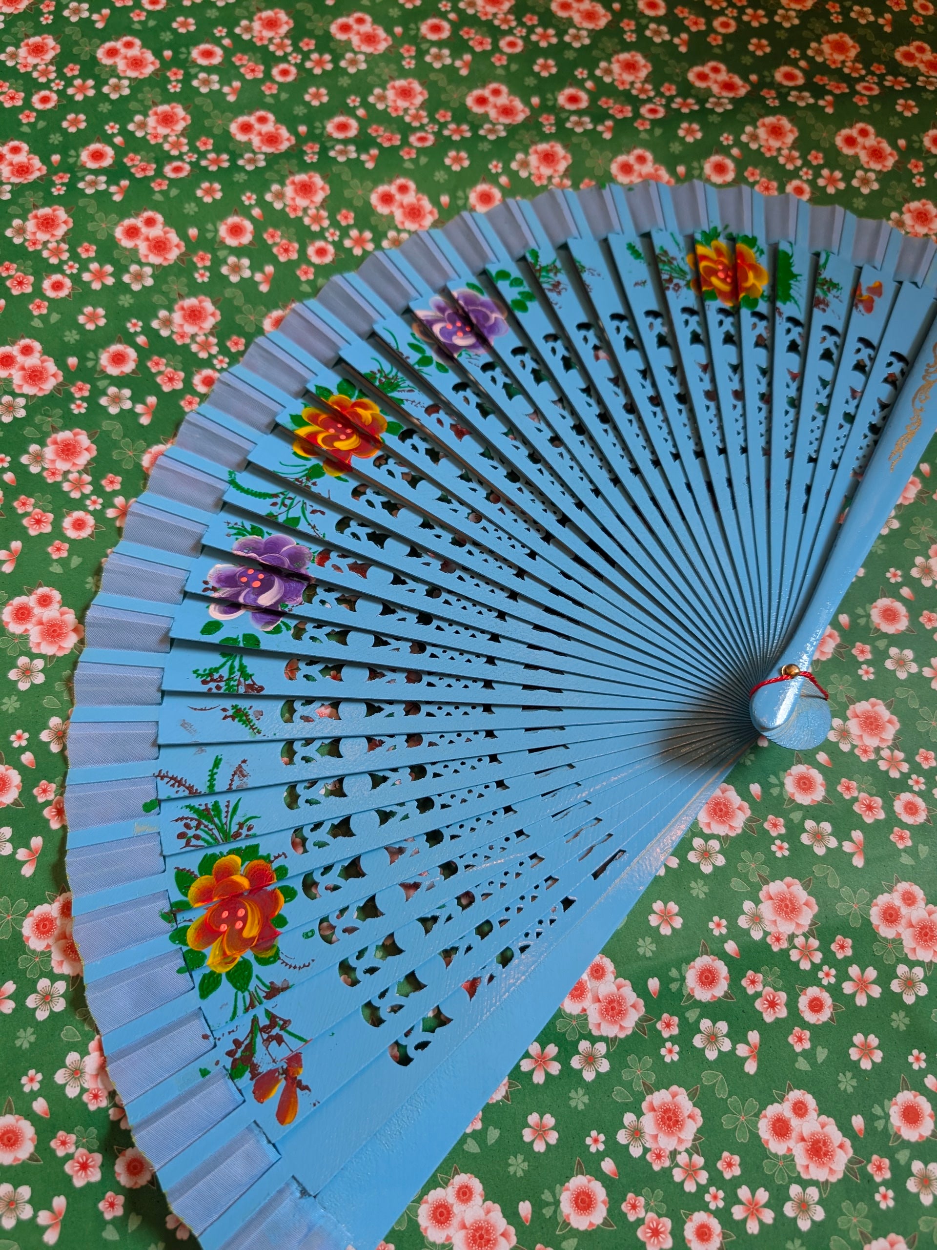 Hand painted fans
