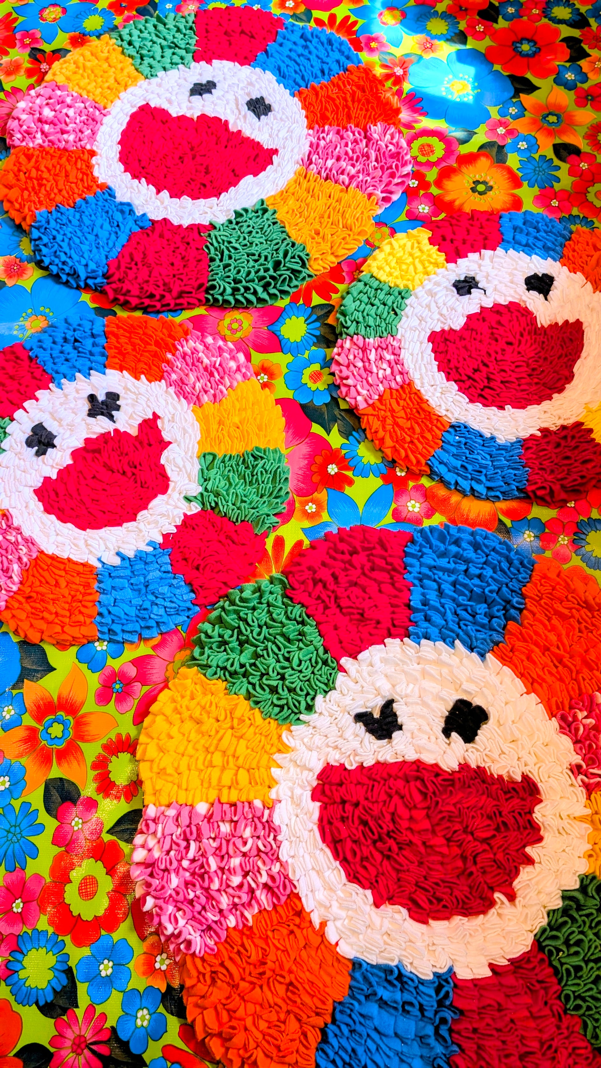 Village made super happy flowers!!

Soft and washable, they are the cutest bedside, bathroom or door mats.

These mats are made in Thailand in the villages around large clothing factories, they are the most gorgeous, traditional craft to use up end of run fabrics!

Small approx 50cm diameter 

Large approx 60cm diameter 

Sewn pleated fleece onto backing, polyester.

 

Small mat 

 

 

 

 