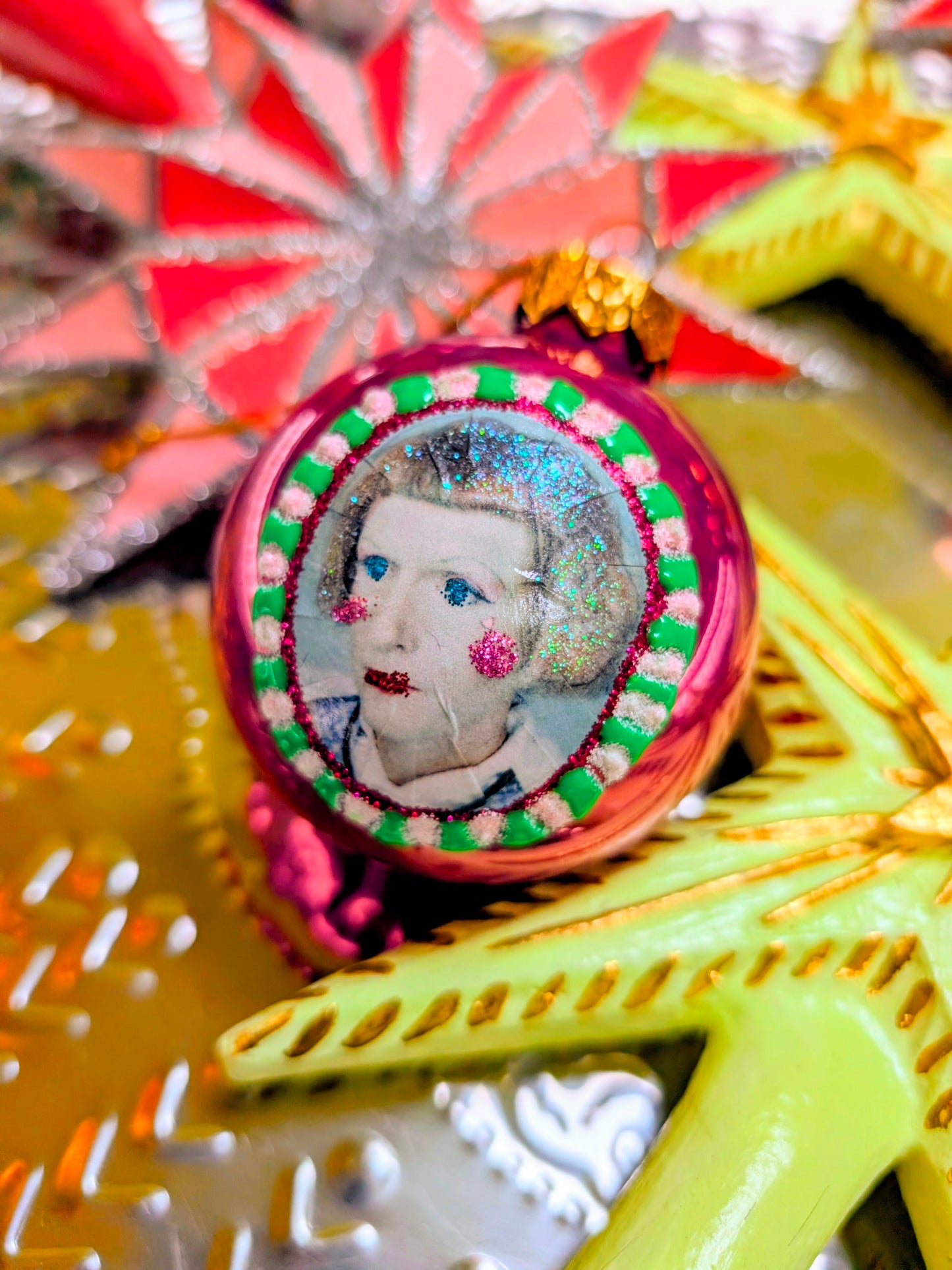 Grayson Perry glass baubles