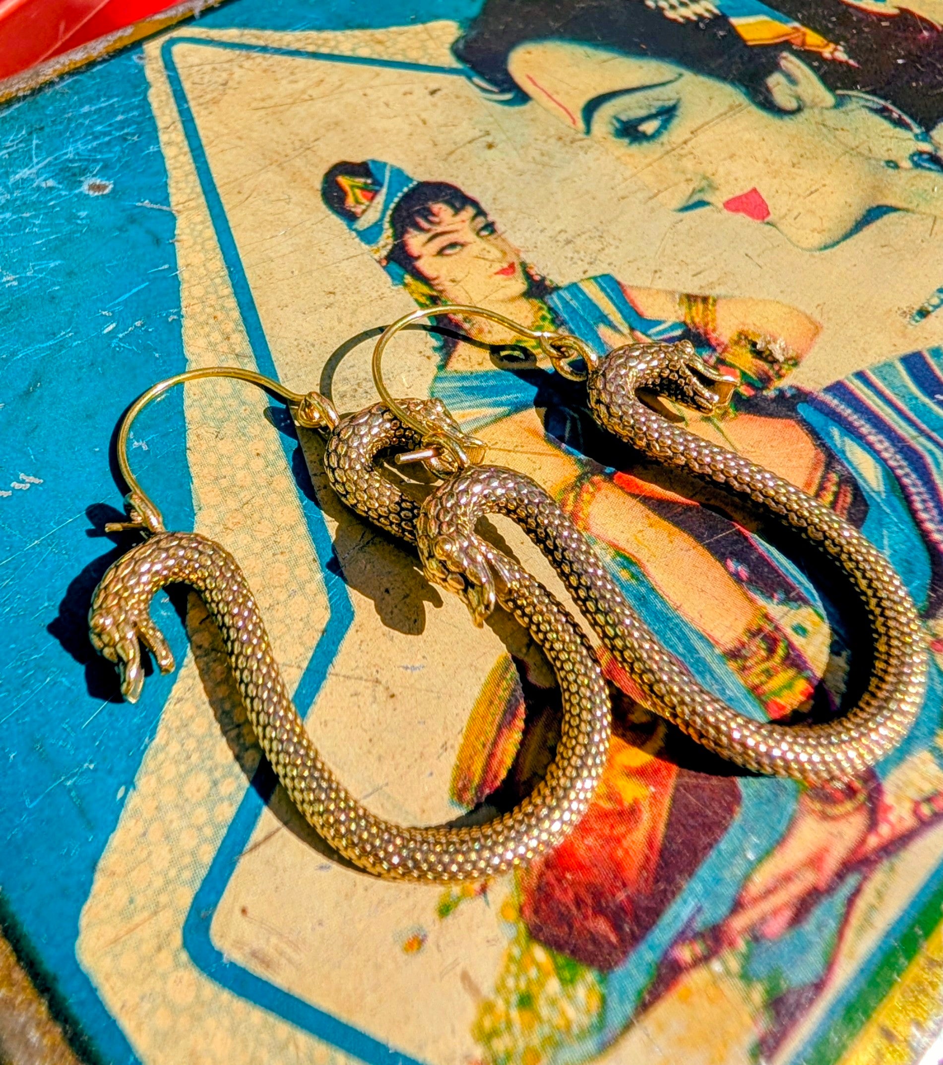Brass snake collection