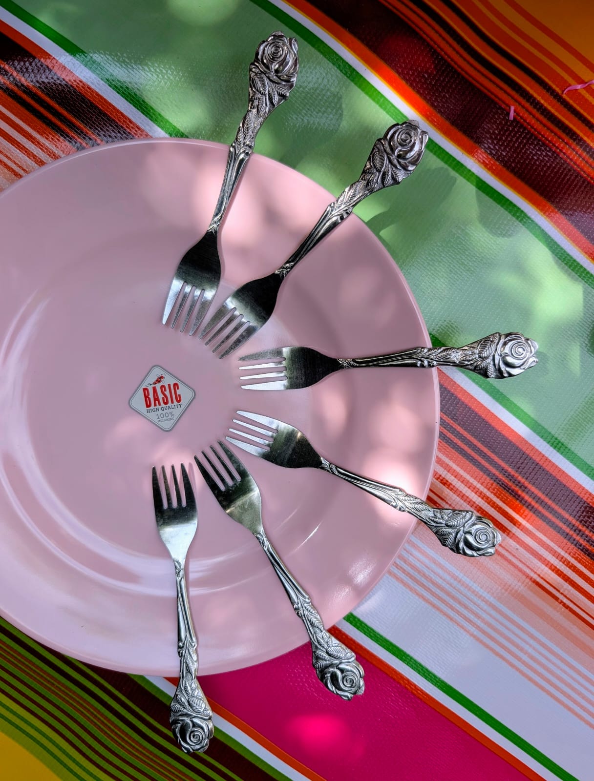 Rosey forks and spoons