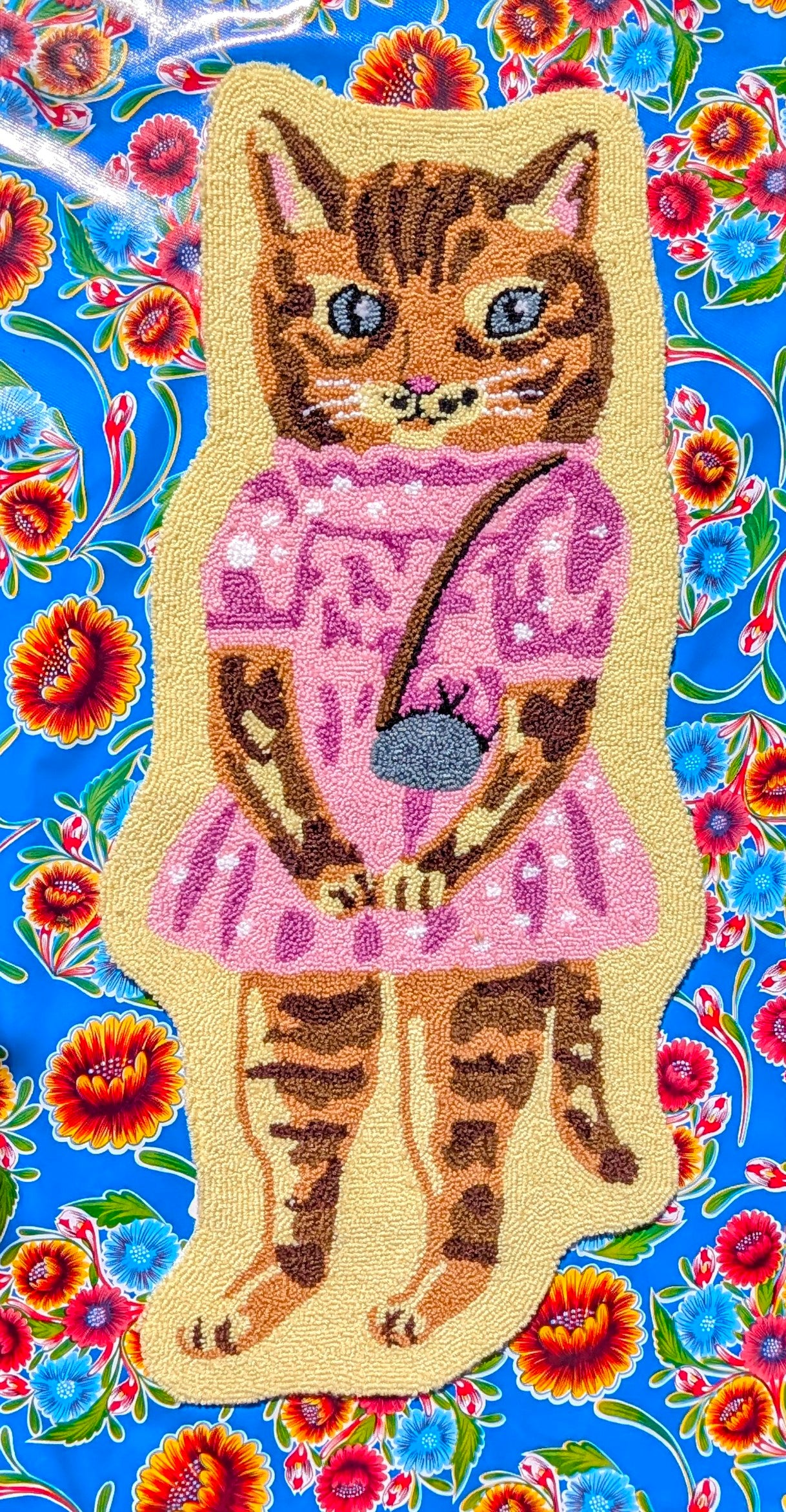 Tufty dressed animal rugs