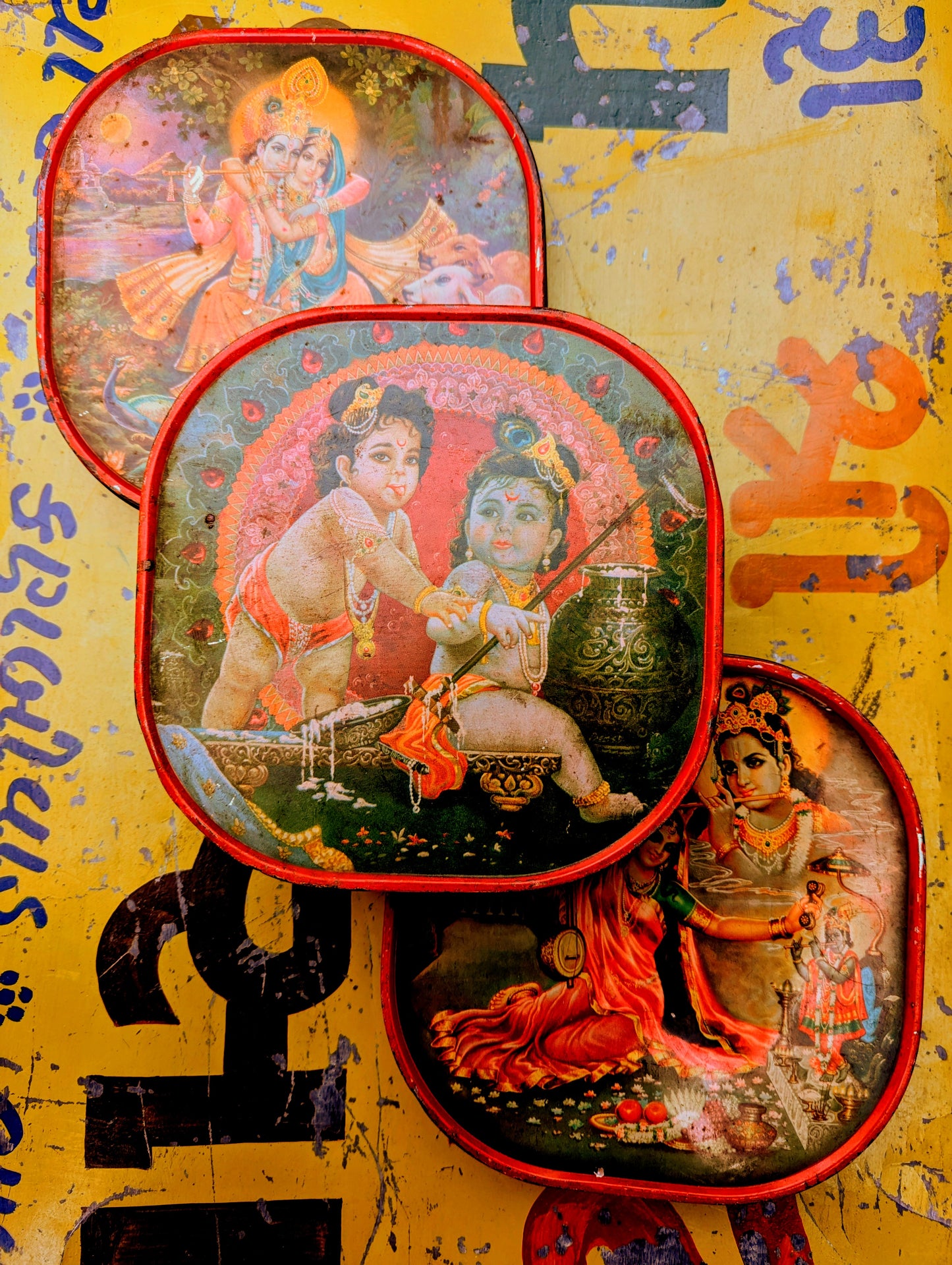 Vintage indian tins - Rasraj