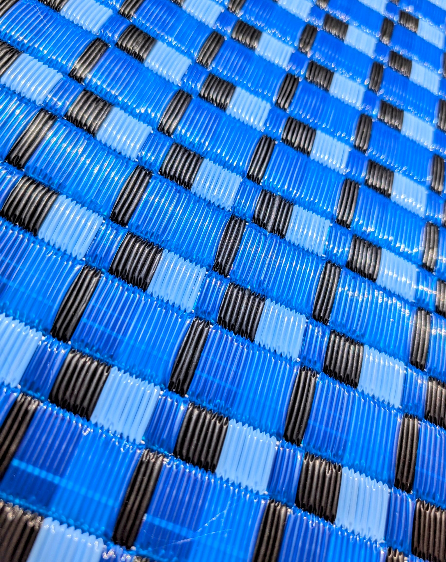 Senegalese recycled plastic mat - MEDIUM