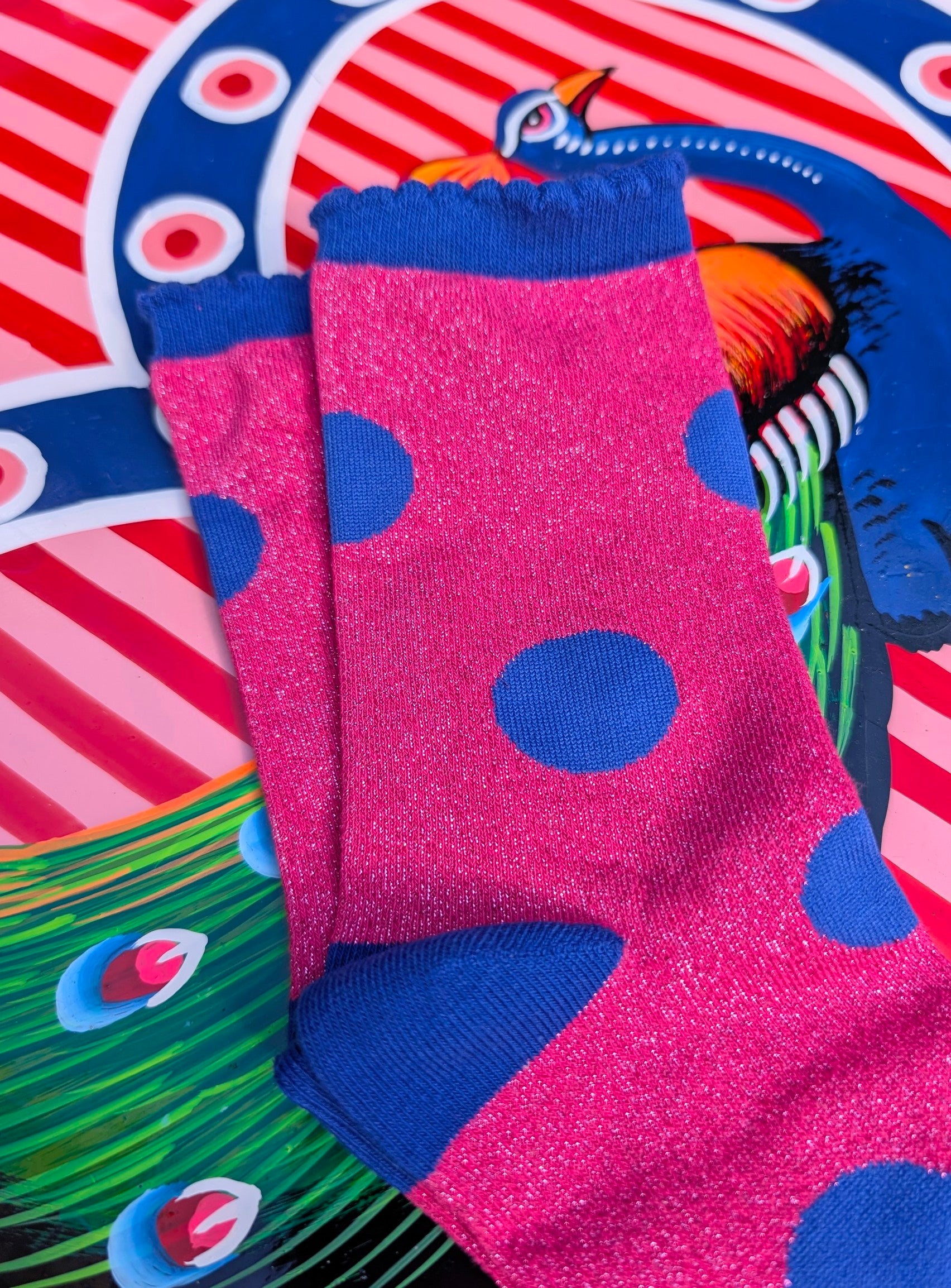 Patterntastic Glitter Socks