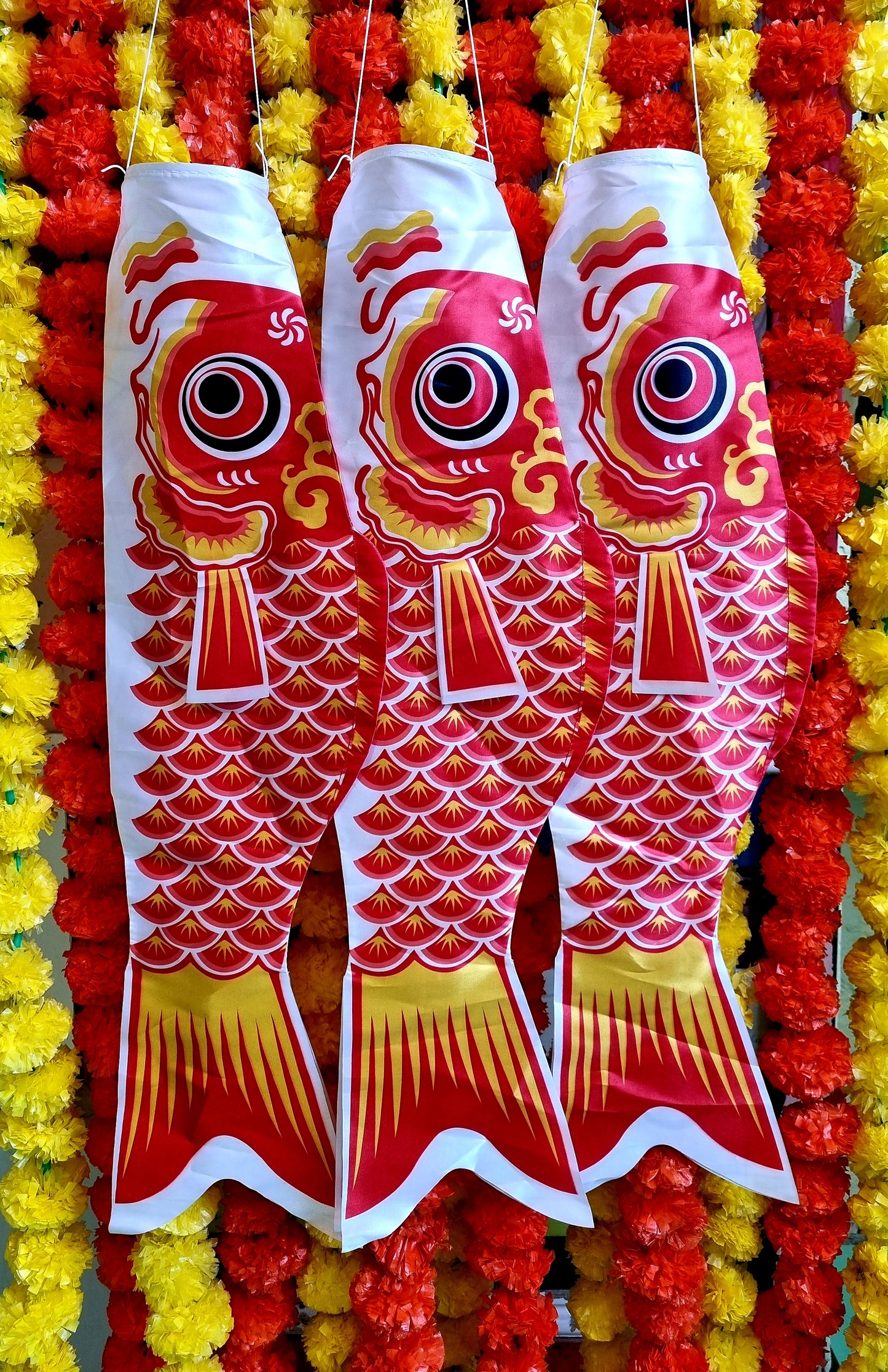 Japanese Koinibori koi carp wind socks large