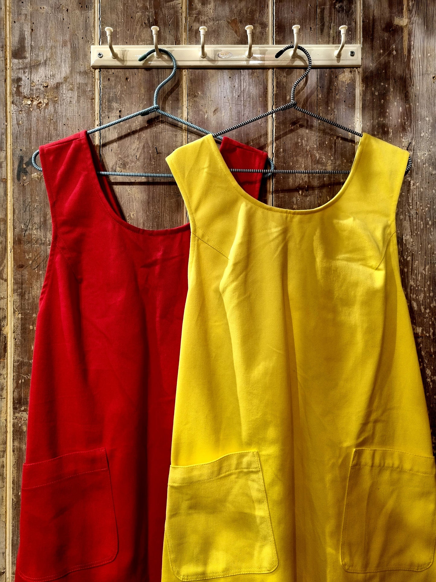 Apron dress - cotton drill