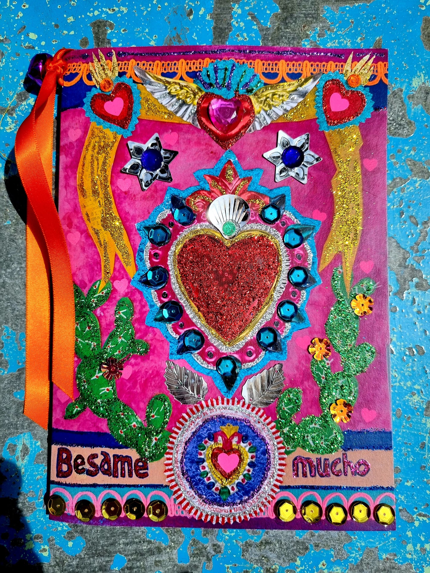 Mexico glittertastic cards