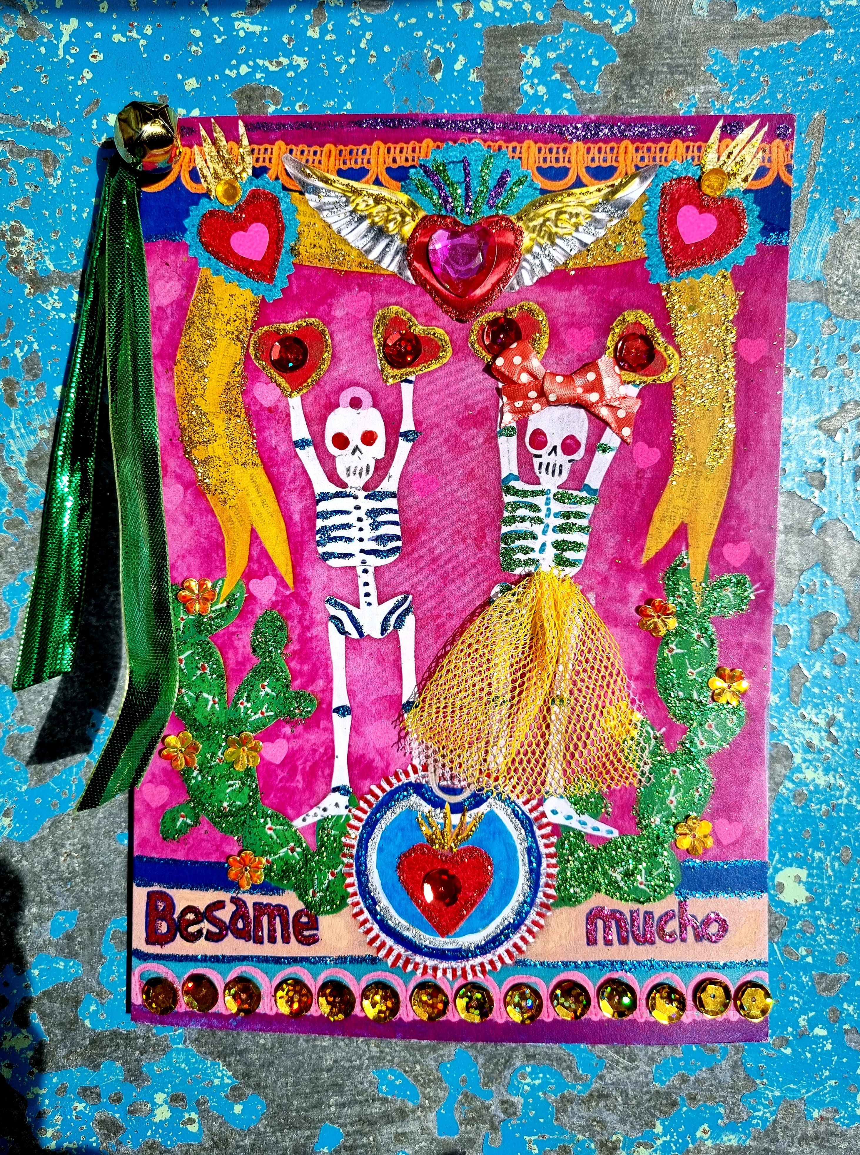 Mexico glittertastic cards