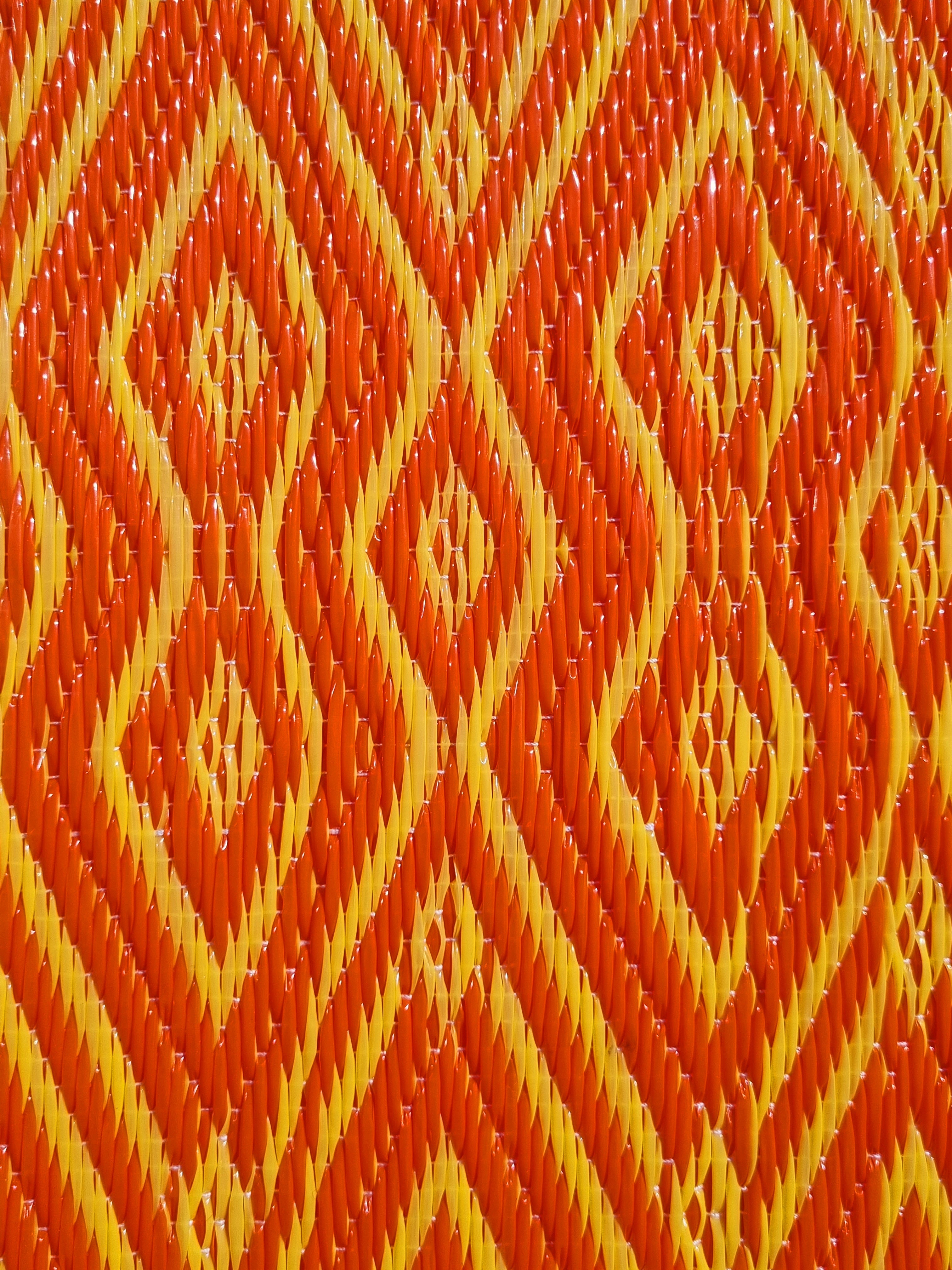 Senegalese recycled plastic mat - MEDIUM
