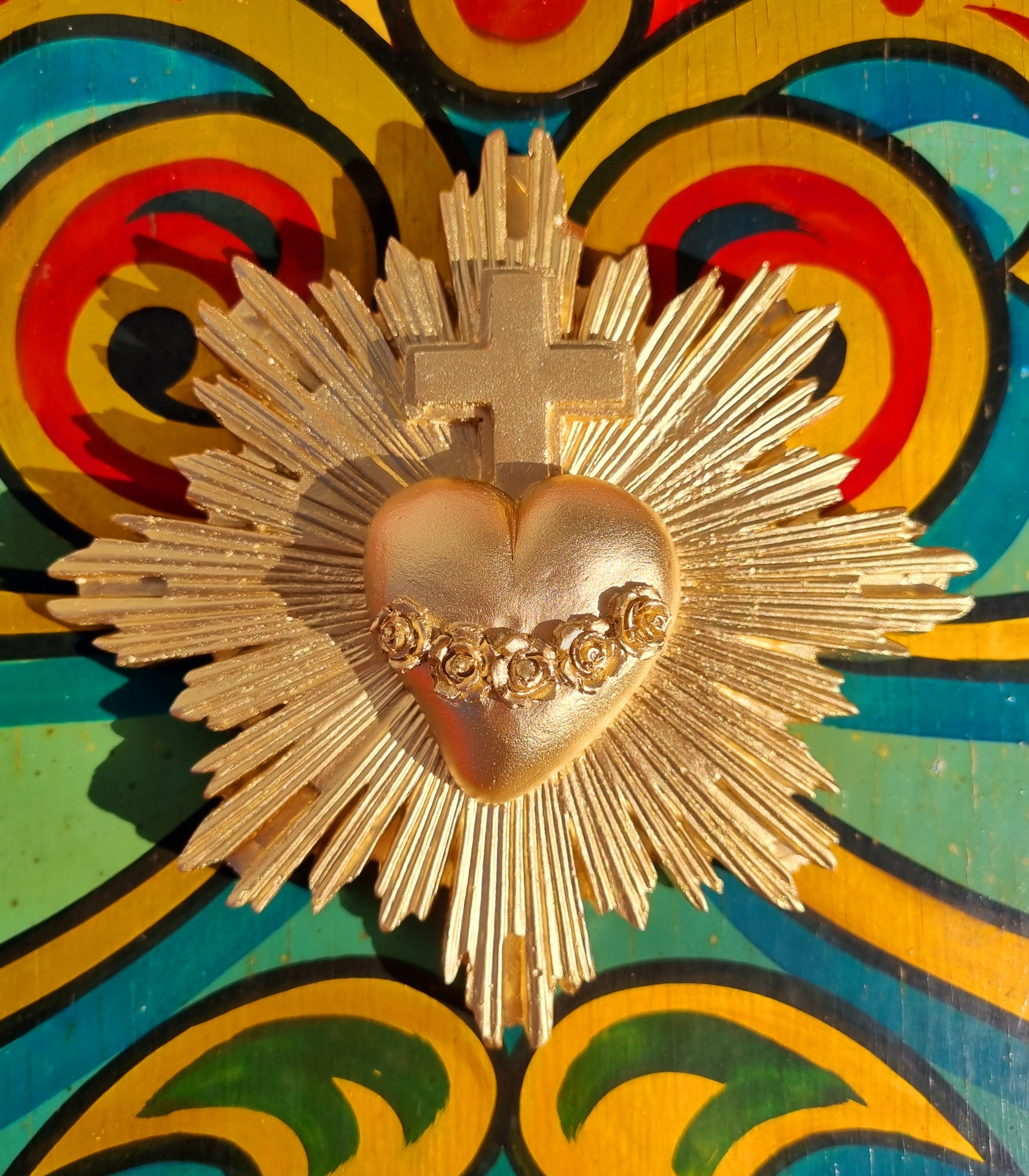 Plaster plaques - Sacred heart