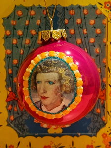 Grayson Perry glass baubles