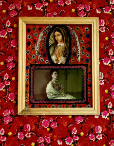 Original Frida Kahlo reverse glass paintings by Manuel Bauman