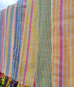 Handwoven Thai cotton blankets