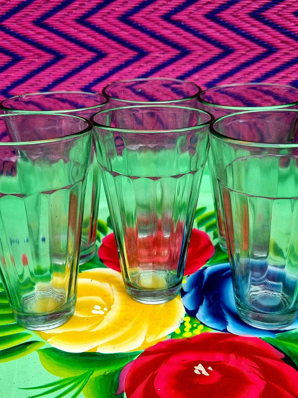 Recycled indian chai glass