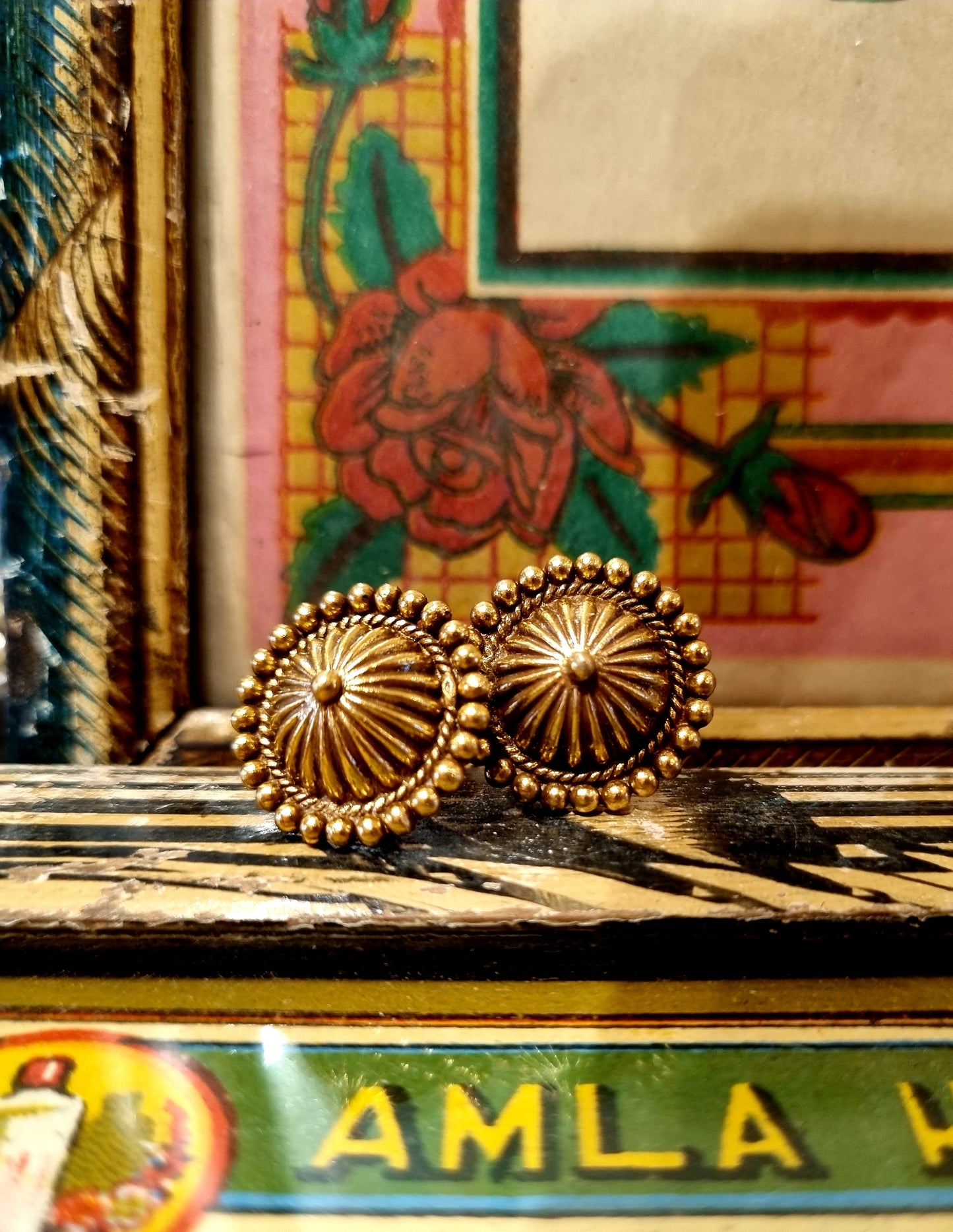 Mughal inspired stud earrings