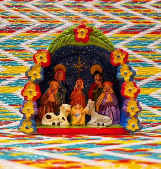 Large Peruvian nativity