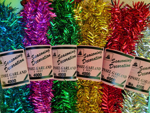 Vintage style tinsel packs