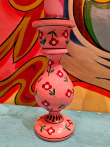 Hand painted candle holders
