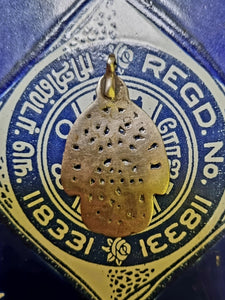 Antique hamsa pendants large