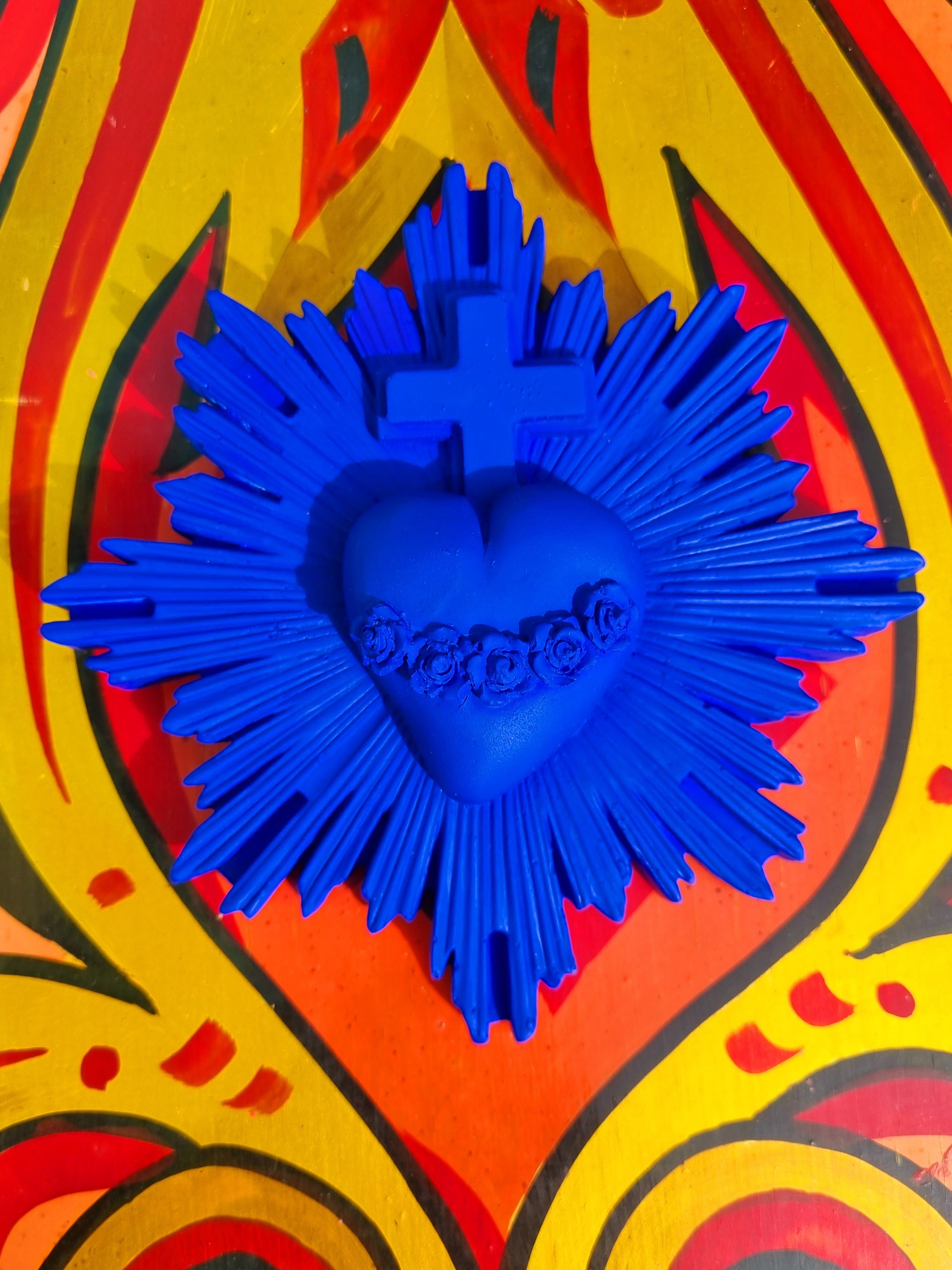 Plaster plaques - Sacred heart