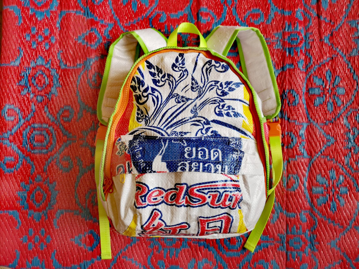 recycled rice sack bag