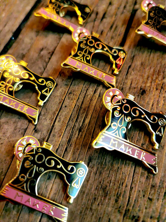 Sewing machine pin