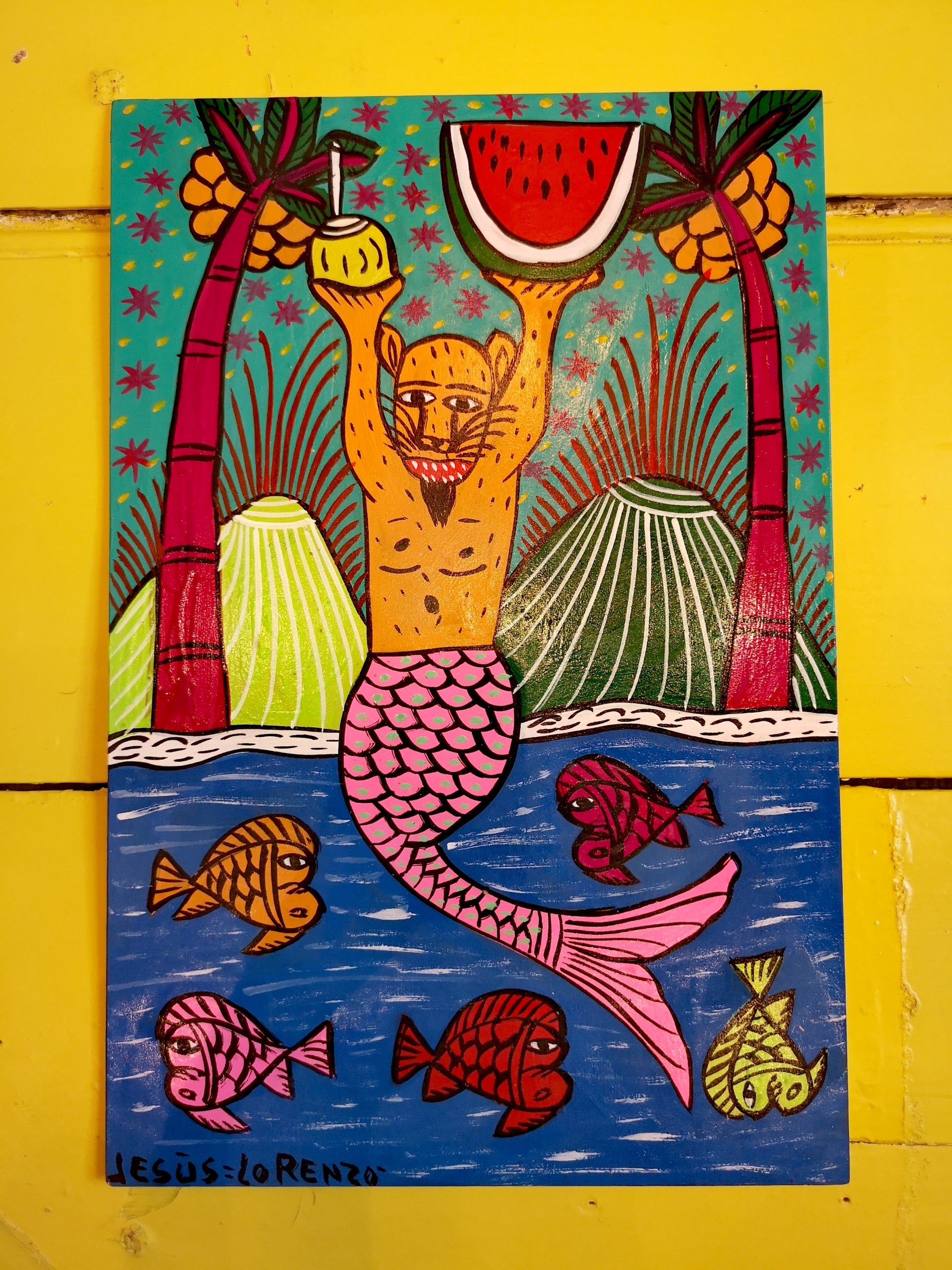 Familia Lorenzo - Mermaid retablo