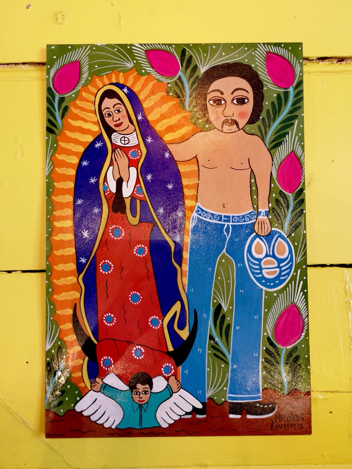 Familia Lorenzo - Luchador retablo