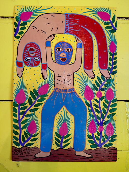Familia Lorenzo - Luchador retablo