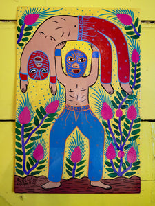 Familia Lorenzo - Luchador retablo