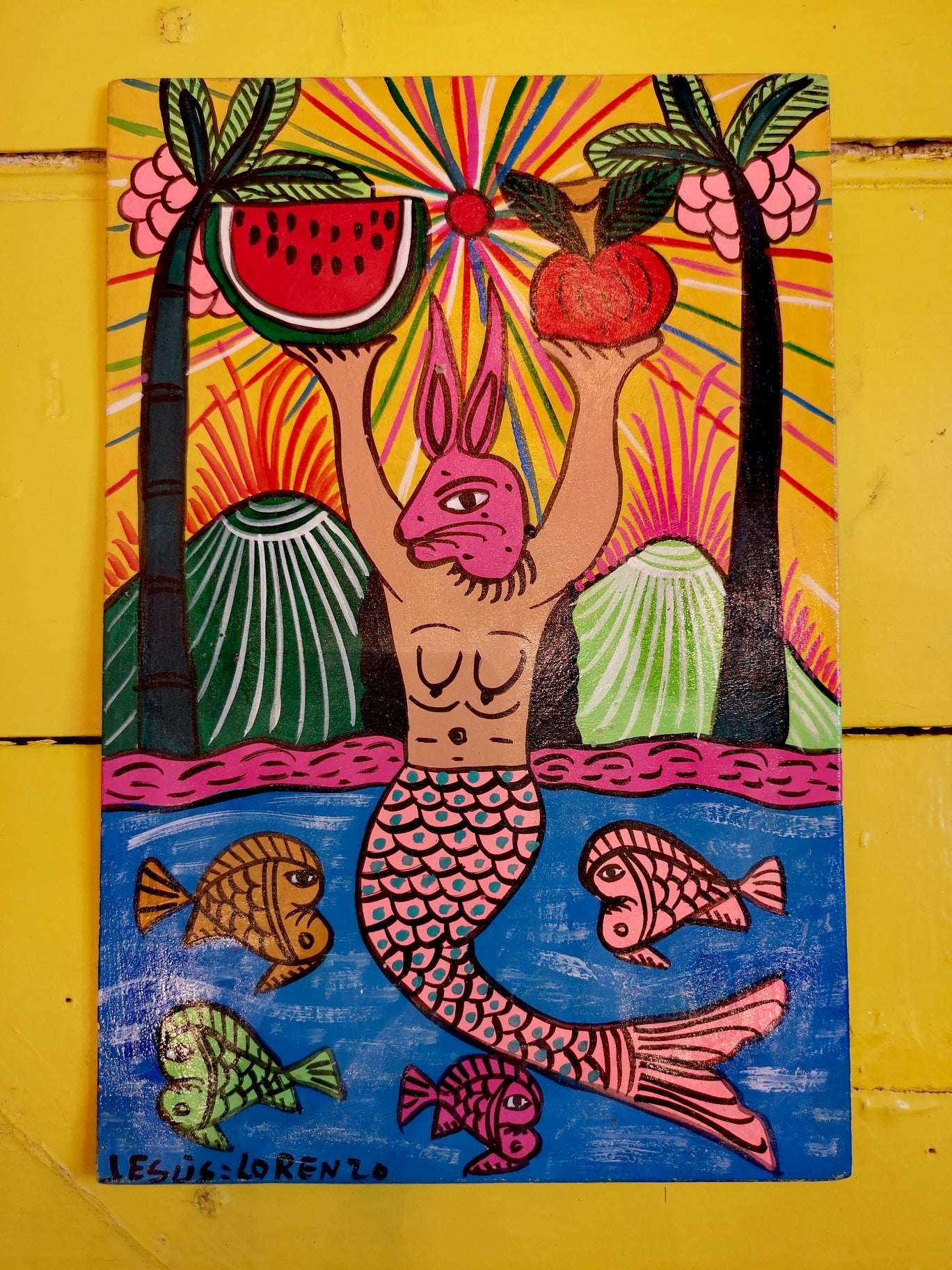 Familia Lorenzo - Mermaid retablo