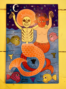 Familia Lorenzo - Mermaid retablo