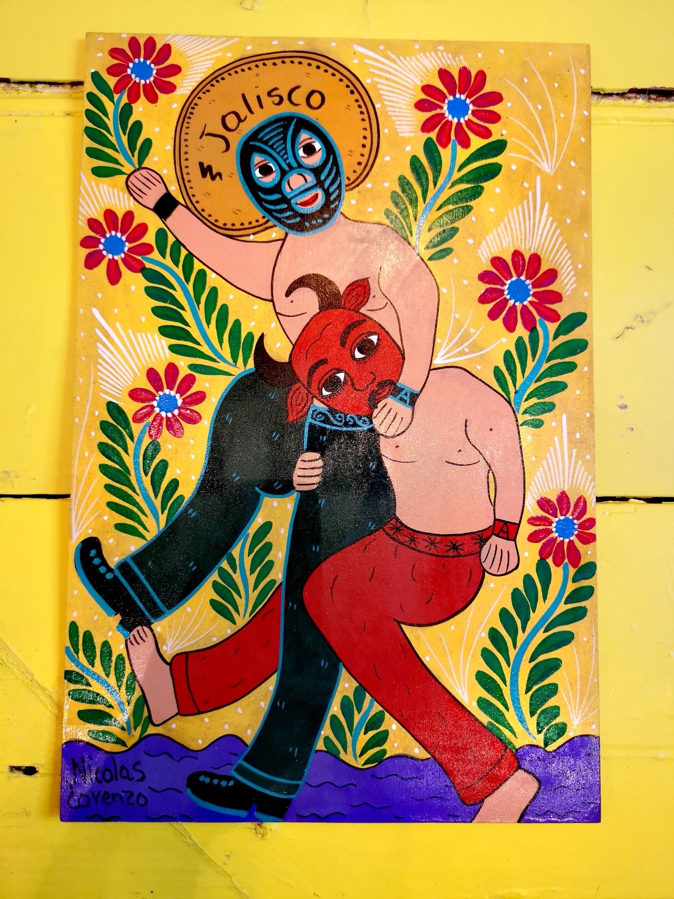 Familia Lorenzo - Luchador retablo