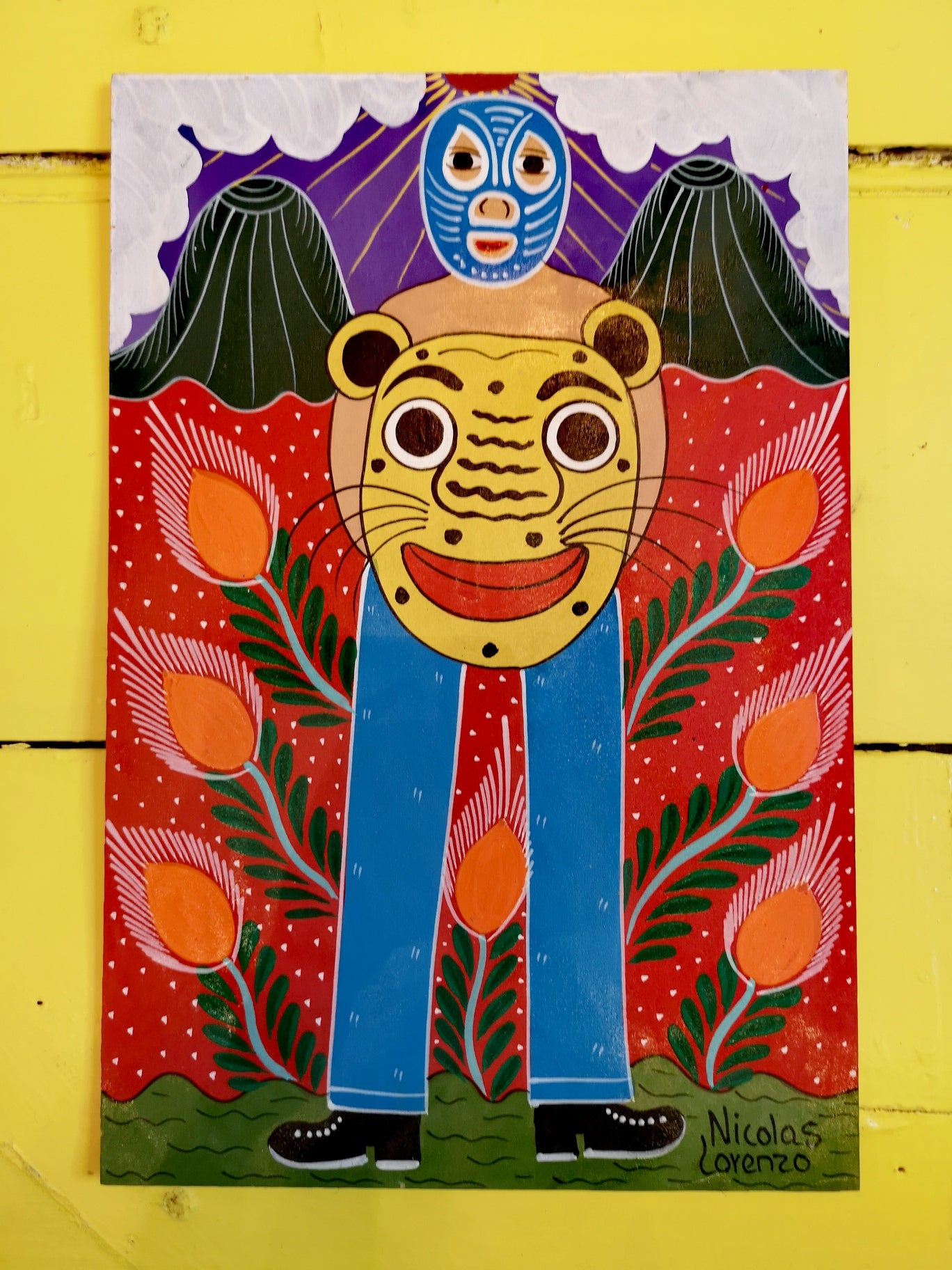 Familia Lorenzo - Luchador retablo