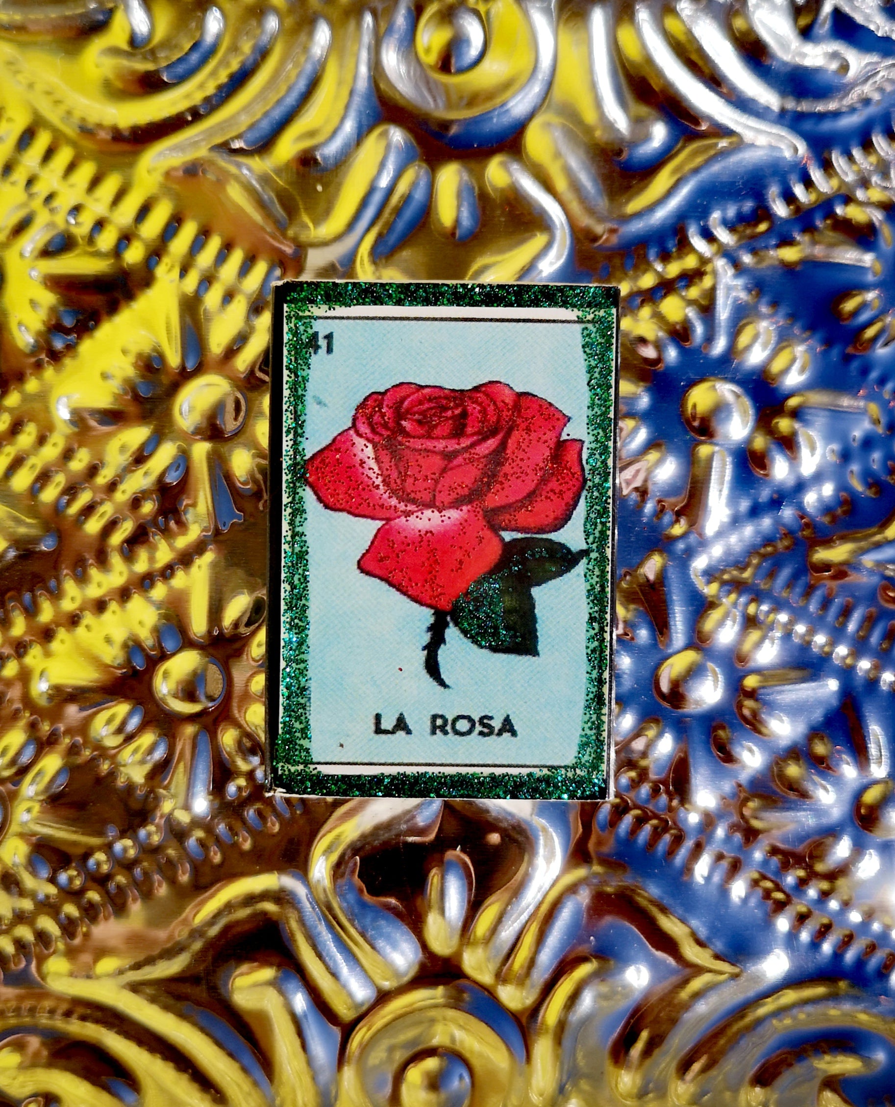 Mini Mexican matchbox rose