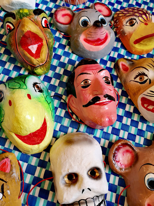 Mexican paper mache mask