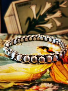 Indian decorative link and snake bracelet