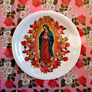 Guadalupe melamine plate