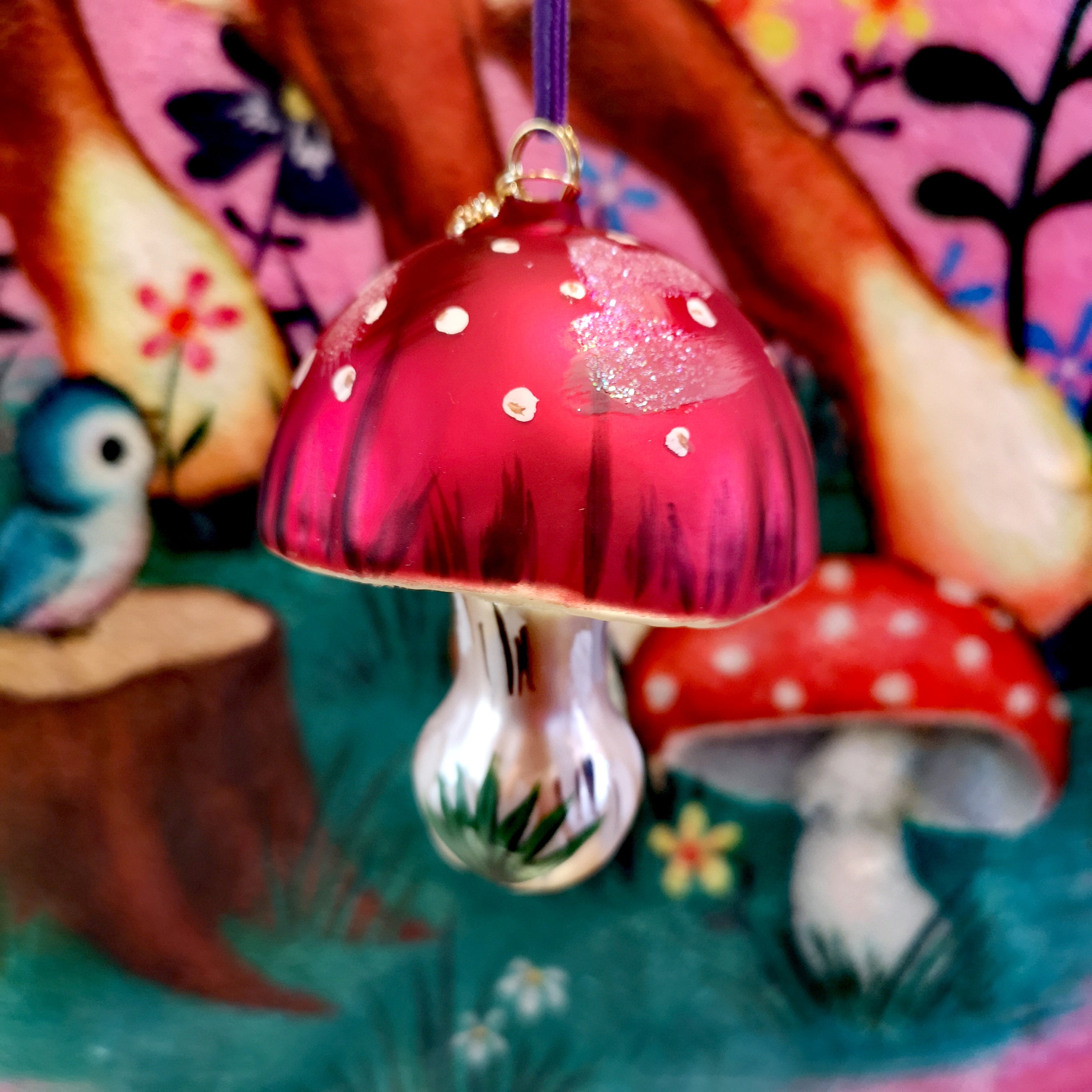 Nathalie Lete mushroom ornaments