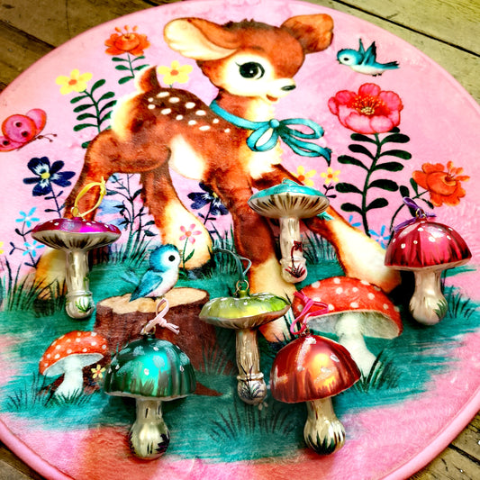 Nathalie Lete mushroom ornaments