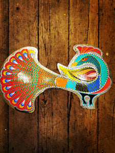 Peacock wall plaques