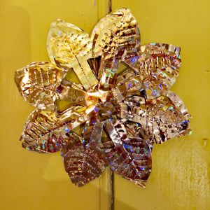 Foil honeycomb garlands