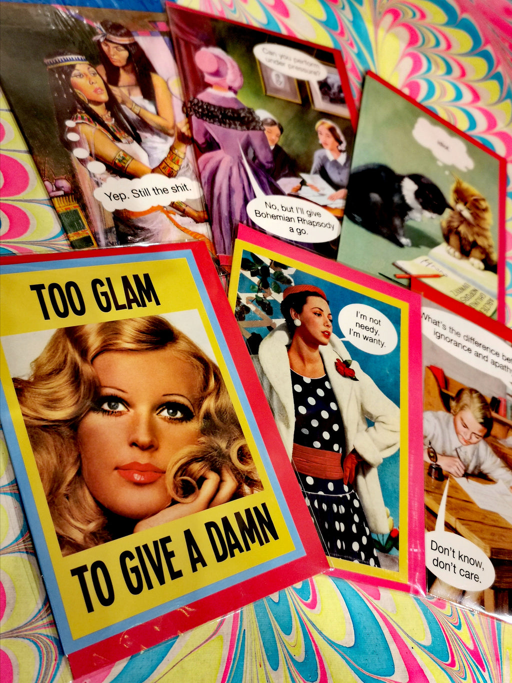 Super funny, super kitsch, Kiss me Kwik cards are our absolute fave!

Send someone a giggle!!

Set of 6

