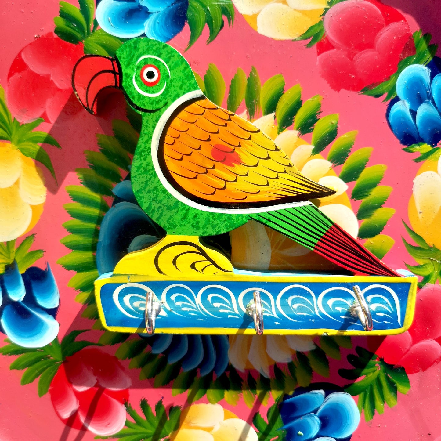 Handpainted Rajasthani key hooks