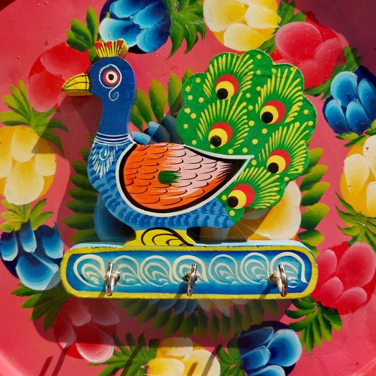 Handpainted Rajasthani key hooks