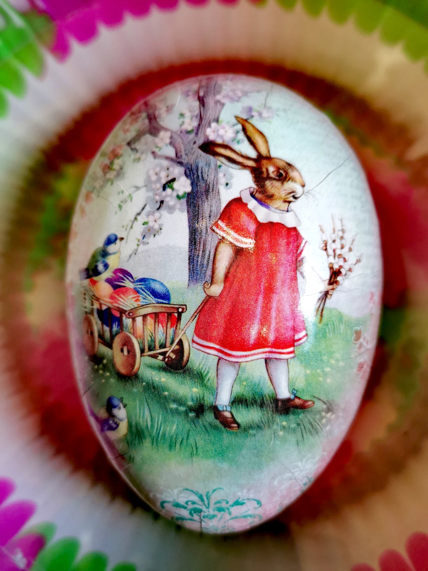 Large German card eggs