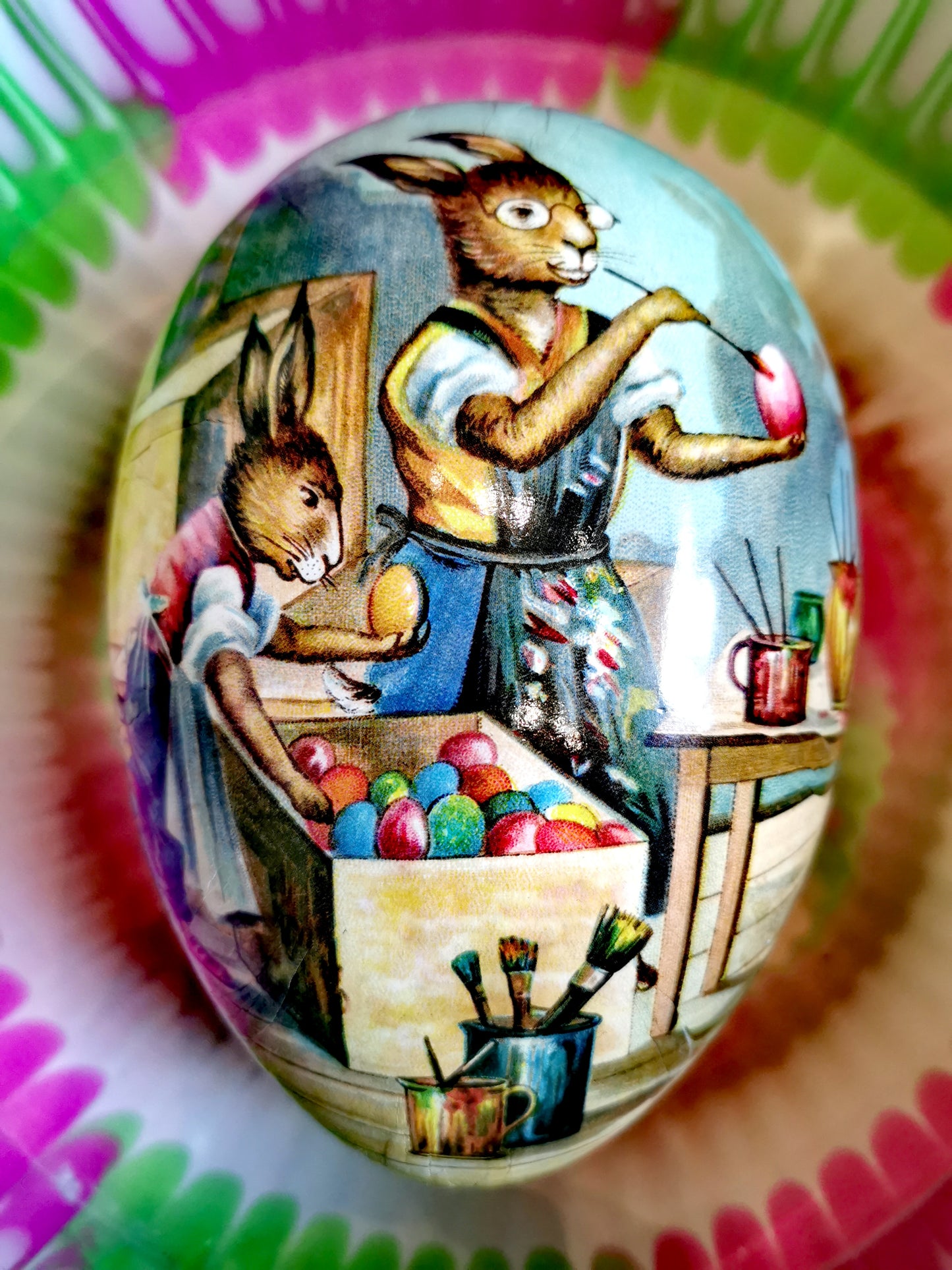 Medium German card eggs