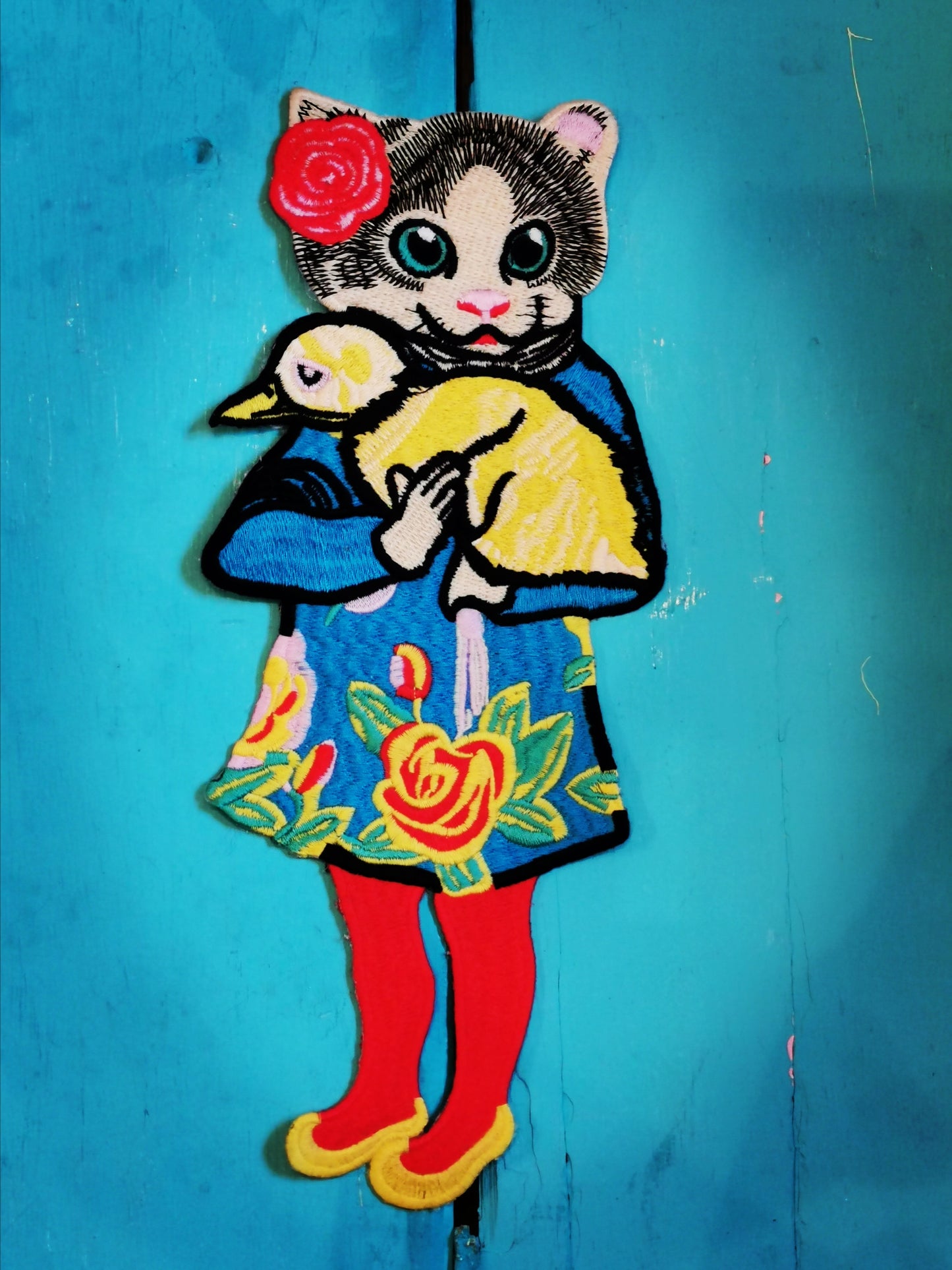 Cat and dog sequin patches